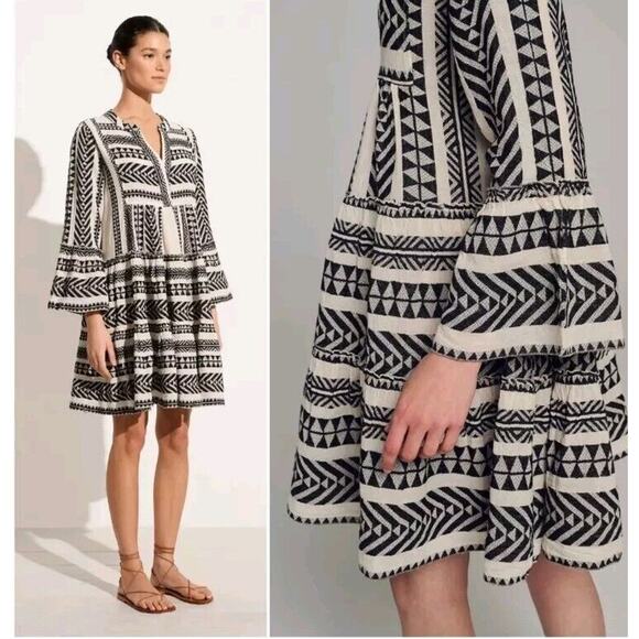 Devotion Twins Ella Embroidered Tunic Dress mini Sz S Small Anthropologie (N - Picture 2 of 9